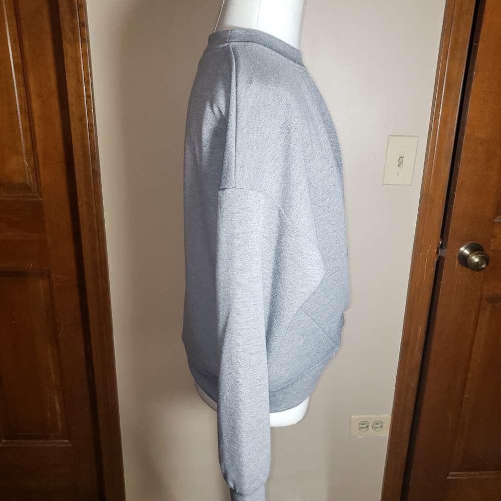 Cynthia Rowley Women's Grey Sweat Shirt Sz XL - Picture 3 of 4